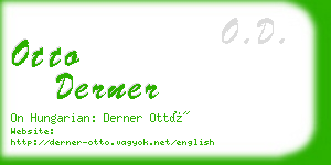 otto derner business card